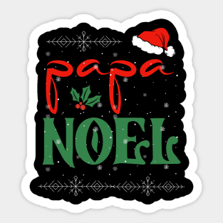 Papa Noel Couples Matching Gift Sticker